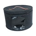 thumbnail image 2 of Hat Storage Box Storage Bin Hat Box for Clothes Closet Organizer Living Room Black Medium, 2 of 8