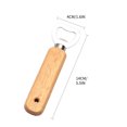 thumbnail image 3 of PEONAVET Bottle Opener Beer Bottle Opener With Wooden Handle Wood Beer Bottle Opener Stainless Steel Beer Bottle Opener, 3 of 9