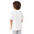thumbnail image 2 of Hanes Authentic TAGLESS Kid`s Cotton T-Shirt, XS, White, 2 of 3