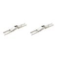 thumbnail image 3 of QualitChoice Cold Rolled Steel Hinge Mirror Polished Replacement Modified Punch-free Cabinet Wardrobe Cupboard Hinges Accessories Silver 2PCS, 3 of 6