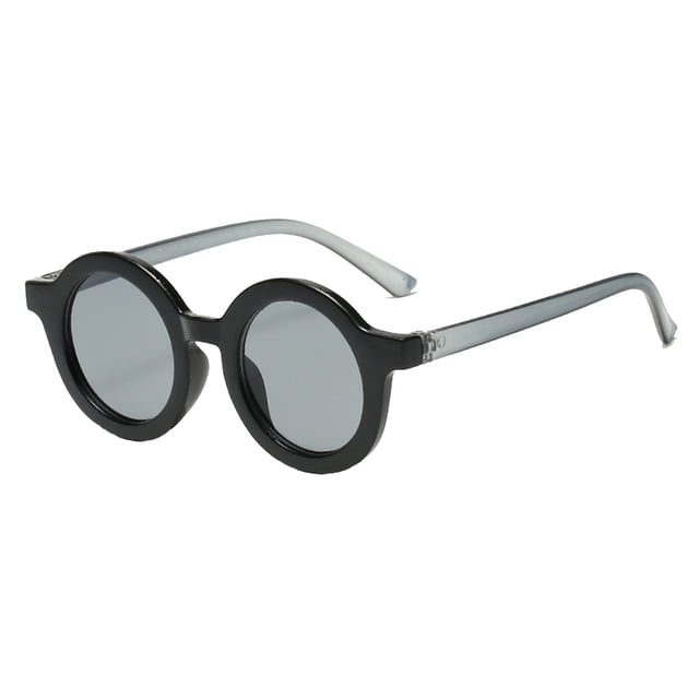 Lunettes Enfants Mode Mignonnes Monture Ronde Lunettes de Soleil pour Enfants avec Protection UV Lunettes de Soleil Femmes
