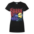 thumbnail image 1 of Despicable Me T-Shirt Noir à Manches Courtes pour Femmes, 1 of 4