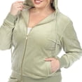 thumbnail image 4 of White Mark Ensemble de Survêtement en Velours pour Femmes, 2 Pcs, 4 of 6