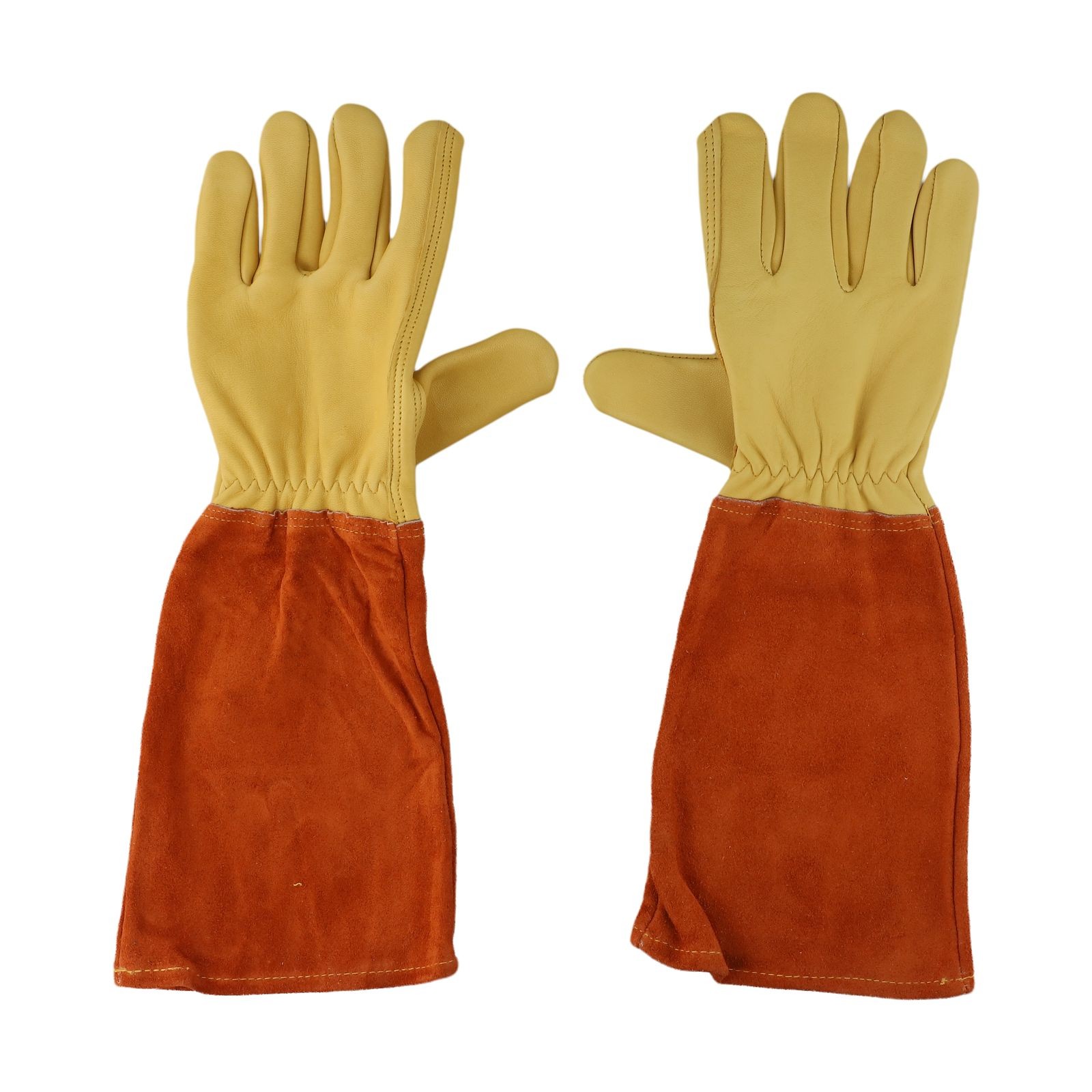 M/L/XL Cowhide Gardening Flower Pruning Long Sleeved Protective Gloves