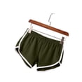 thumbnail image 4 of Timegard 3pc Womens Yoga Short Elastic Waisted Summer Athletic Running Active Sports Shorts Sweatshorts, 4 of 7
