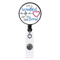 thumbnail image 1 of Nurse Badge Buckle Love Stethoscope Easy-To-Pull Buckle Retractable Badge Easy-To-Pull Certificate Buckle, 1 of 9