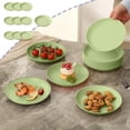 thumbnail image 1 of 10-Piece Household Fruit Plates with Snack Compartments, 1 of 6