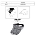 thumbnail image 3 of Fgnfyis Bling Rhinestones Sport Hats Adjustable Summer Cap Visor Caps Unisex Golf Hat Silver, 3 of 6