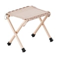 thumbnail image 2 of JZCHUNTOY 1 FT Portable Folding Stool, Lightweight Compact Camping Stool, Durable Load Bearing Small Foldable Stool, Suitable for Camping, Hiking, Outdoor Activity, Fishing Use, 2 of 6