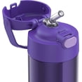 thumbnail image 2 of Thermos Kids Vacuum Insulated Funtainer Water Bottle with Flip Up Straw, 355ml, Purple, 2 of 6