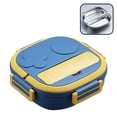 thumbnail image 1 of RKSTN Bento Box Outdoor Tableware 304 Portable Stainless Steel Lunch Box Dinner Children's Robot Shaped Lunch Box With Portable Two Spaces Bento Box, 1 of 2