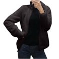 thumbnail image 1 of Pompotops Femmes Sales Manches Longues Col Rabattu Pull-Over T-Shirt Tops, 1 of 9