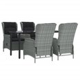 thumbnail image 3 of vidaXL Patio Dining Set Outdoor Dining Set Table and Chair Set for Garden, 3 of 6