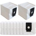 thumbnail image 1 of Efficient Dust Bags for TCL SWEEVA 6500 Robotic Vacuum Cleaner Available in 4 or 10 Packs for Comprehensive Filtration, 1 of 6