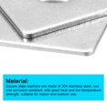 thumbnail image 4 of Uxcell Rondelle Carrée, Lot de 10, M16x50x50x2 mm, Rondelles Carrées pour Plaques en Acier Inoxydable 304, 4 of 5