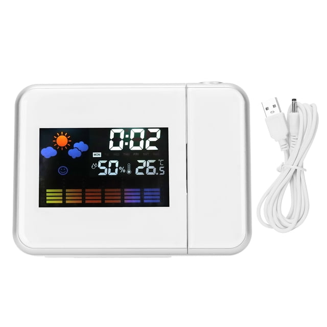 Alarm Clock,Indoor Projection LED Clock Projection Clock Household Accessory Exquisite Design