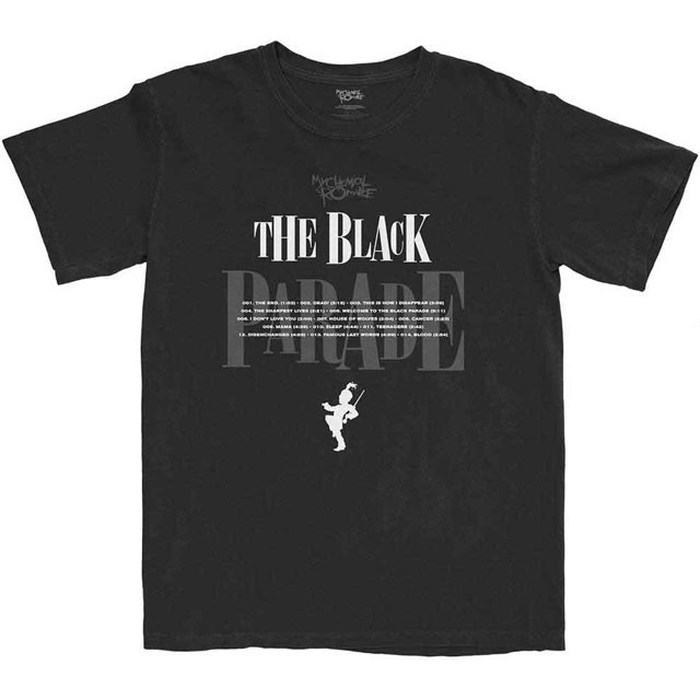 My Chemical Romance Unisex T-Shirt Track Listing