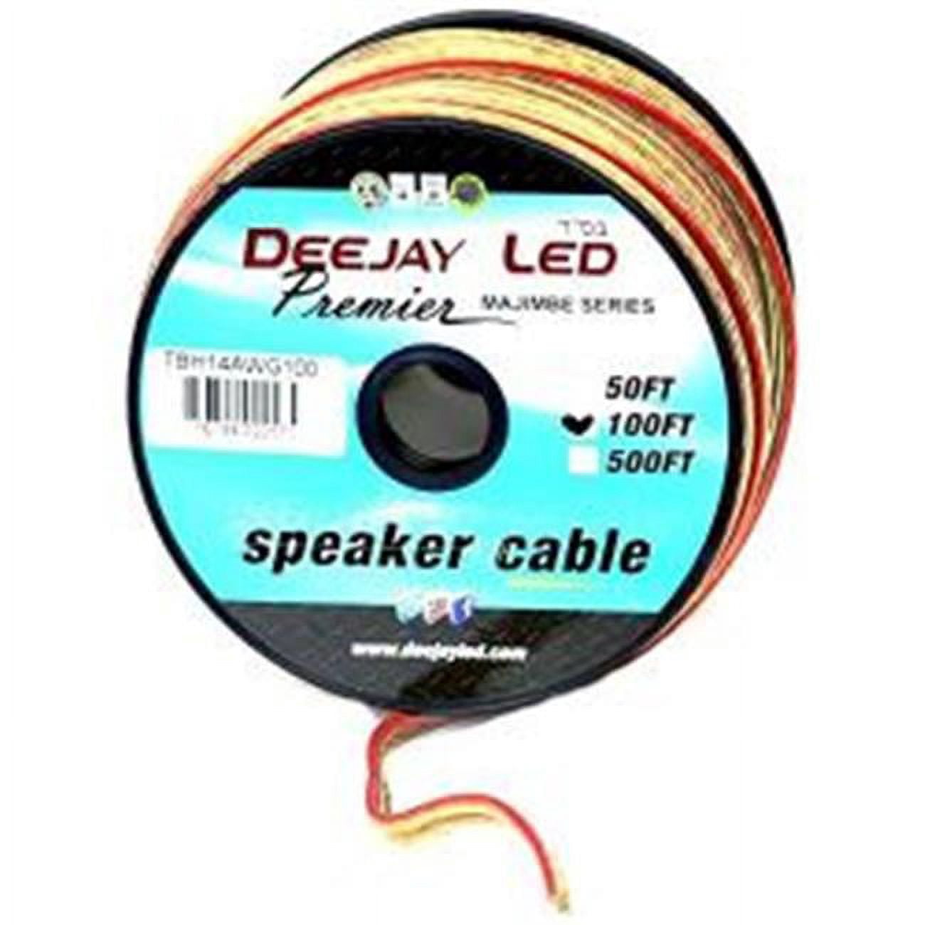 DeeJay TBH14AWG100 100 ft. 2-Conductor 14 Gauge Stranded Speaker Hookup Cable