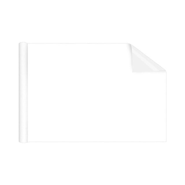 Dry Erase Whiteboard Sticker Kids Drawing Reusable without Damage Wallpaper Peel 60cmx5m white