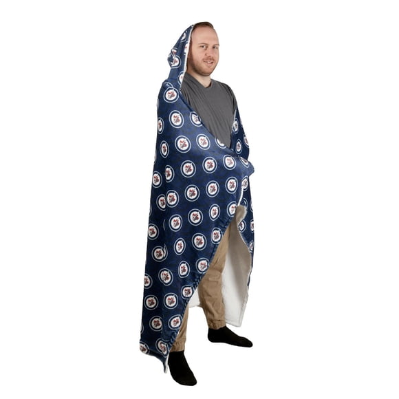 NHL Winnipeg Jets Hooded Throw Blanket, 50" x 70"