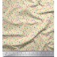 thumbnail image 1 of Soimoi Satin Silk Fabric Flower Artistic Decor Fabric Printed Yard 42 Inch Wide, 1 of 3