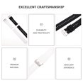 thumbnail image 3 of Shisuyan 2Pcs Silicone Strap Smartwatch Watch Band Decorative Watch Strap Replaceable Watchband, 3 of 8