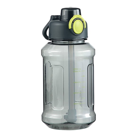 Water Bottles with Times To Drink 1 Gallon Sports Water Cup Large-Capacity Water Bottle Fitness Cup Straw Kettle Outdoor 1500Ml Super Large Space Cup Time Water Bottles with A Time Tracker