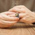 thumbnail image 1 of QIPOPIQ Clearance Rings Stainless Steel Devil Skull Personality Design Retro Eye Men Women Gifts for Her, 1 of 4