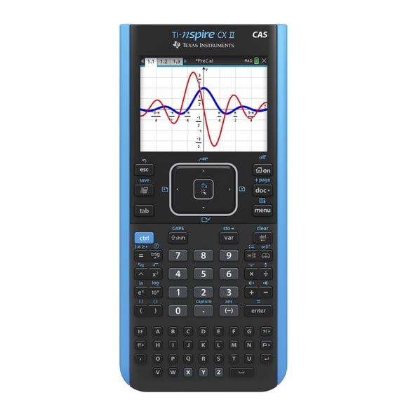 Texas Instruments Calculatrice graphique TI-Nspire CX II CAS, noire