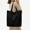 thumbnail image 4 of Leisure Large Capacity Shopping Bag Ladies Bags Canvas Tote Simple Shoulder Bag, 4 of 5