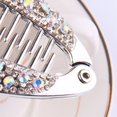 thumbnail image 2 of 2 Pcs Pinces Banane en Strass Élégantes Créatives Pinces Peigne pour Cheveux Pinces à Cheveux Banane, 2 of 7