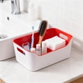thumbnail image 1 of MTBLYS Plastic Storage Box Kitchen Organizer 24X17X10.3Cm Snack Container Household Clutter Bin Drawer Cabinet Use, 1 of 6