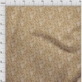 thumbnail image 4 of oneOone Viscose Chiffon Dark Olive Green Fabric Asian Block Craft Projects Decor Fabric Printed By The Yard 42 Inch Wide, 4 of 4