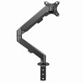 thumbnail image 3 of Adjustable 17-32 Inch Monitor Stand with Height Elevation & 360° Rotation (Portrait/Landscape), Heavy-Duty 2-9KG Load Capacity, Vertical Computer Screen Mount - Black, 3 of 5