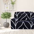 thumbnail image 2 of CHOK Housse de Sofa Extensible en Spandex pour Causeuse Fleur Rouge Moyen, 2 of 6