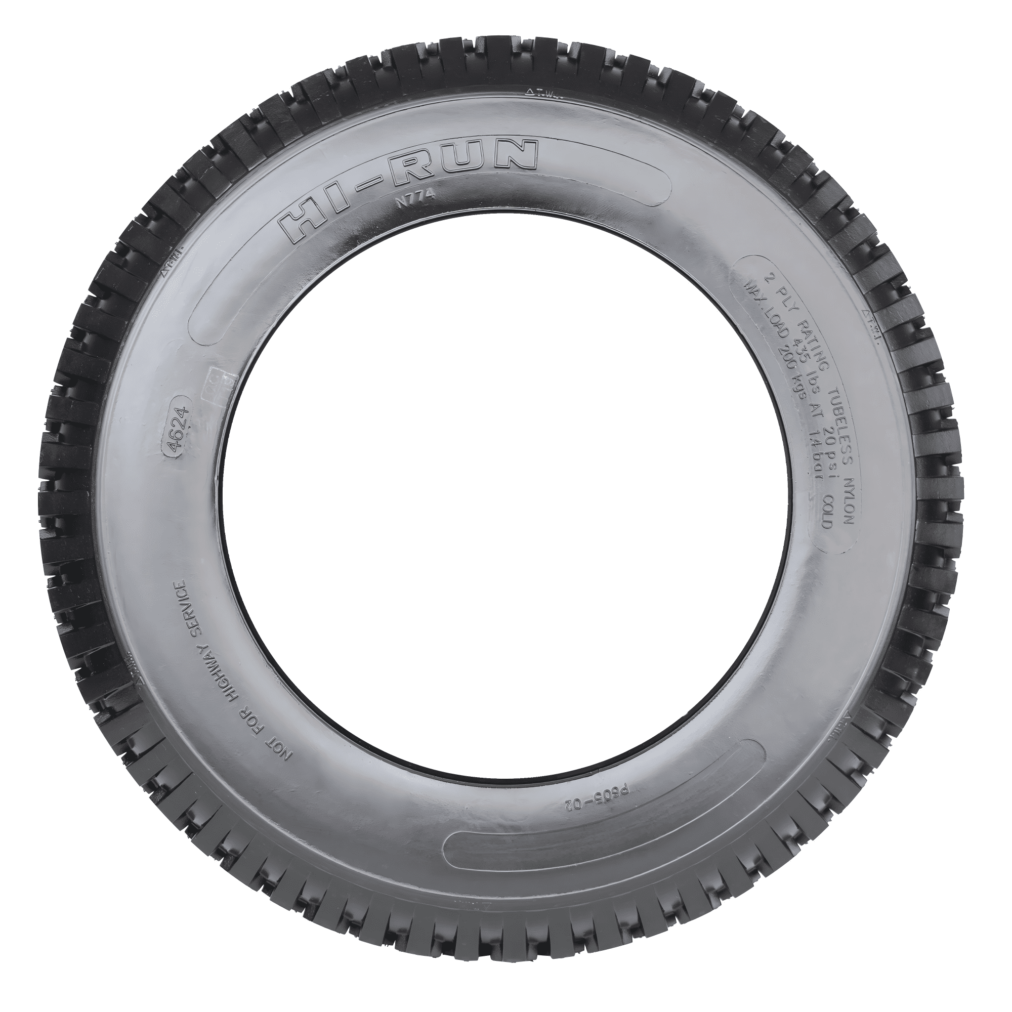 Hi-Run SU14 Stud 4.10/3.50-4 2PR Wheelbarrow Tire