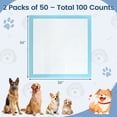 thumbnail image 3 of Gymax 36''x 36''(100 Counts) Dog Potty Training Pads Puppy Pee Pads w/ Quick-Drying, 3 of 9