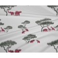 thumbnail image 4 of oneOone Polyester Lycra Fabric Tree & Animals Ikat Decor Fabric Printed BTY 56 Inch Wide, 4 of 4