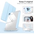 thumbnail image 2 of for iPad Pro 11 (2021), iPad Pro 11Case with Transparent Shockproof Back Cover[Built-in Pencil Holder,Auto Sleep/Wake,Camera Protection]-Blue, 2 of 7