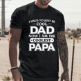thumbnail image 2 of LUOGENLI T-shirts pour Homme pour Hommes Homme Printemps et Été Fête des Pères Décontracté Rétro Lettrage Impression Partielle T-Shirt Col Rond Manche Courte Haut 4TG T-shirts pour Hommes T-shirts Graphiques Fête de la Saint-Patrick Noir TG, 2 of 6