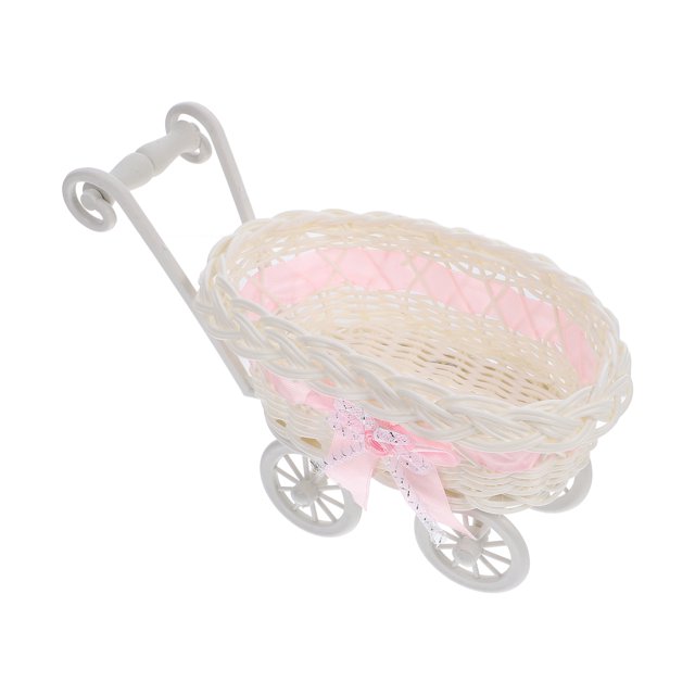 Mini Paniers Tressés avec Poignée en Rotin Synthétique pour Bonbons