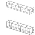 thumbnail image 2 of Wall Mounted Shelf Rack Organizer With Hooks For Kitchen Bathroom Storage Space Saving Floating Shelves Drainer Rack Stainless Steel Rolling Rack Kitchen Pantry Kitchenware Rack Dish Drying Rack over, 2 of 3