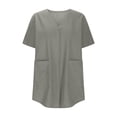 thumbnail image 3 of Plebaso Womens Plus Size Cardigan Short Sleeve Summer Cardigans Open Front Casual Blouses with Pockets, 3 of 7