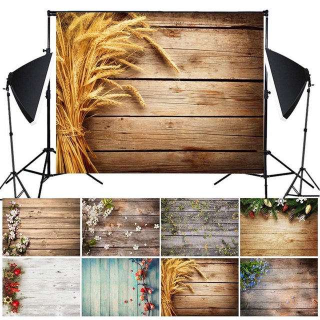 EGNMCR Room Decor, Home Decor Imitation Wood Grain Photography Props 3D Photo Background Cloth Presentation Photography Background