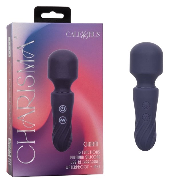 CalExotics Charme Mini Baguette de Massage Personnelle, Bleu