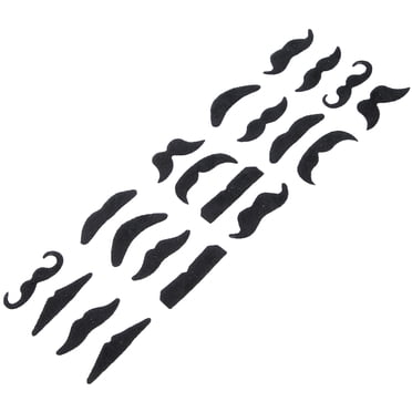 Fake Beard Hair, False Beard Hairy Black Mustaches Fake Mustaches Self Adhesive Mustaches  For Party Carnival For Holiday Dresses