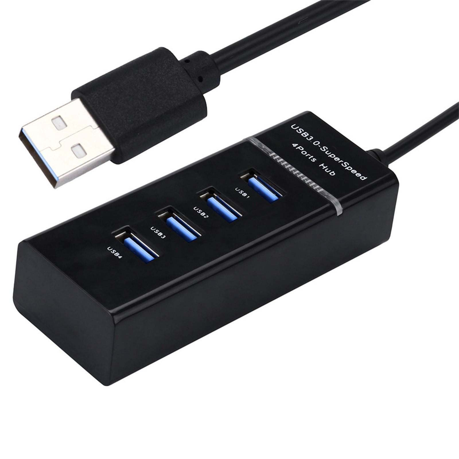 Usb 3.0 Hub,Usb Hub for Laptop Hi-Speed 4 Port Usb 3.0 Multi Hub Splitter Expansion for Desktop Pc Laptop Adapter Usb Hub 3.0,Usb Port Hub,Multi Usb Port