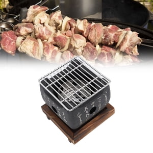 Portable japonais Mini BBQ Grill avec chauffage rapide, poêle à charbon multifonctionnel pour la famille des grilles, taille compacte, utilisation polyvalente, chauffage rapide