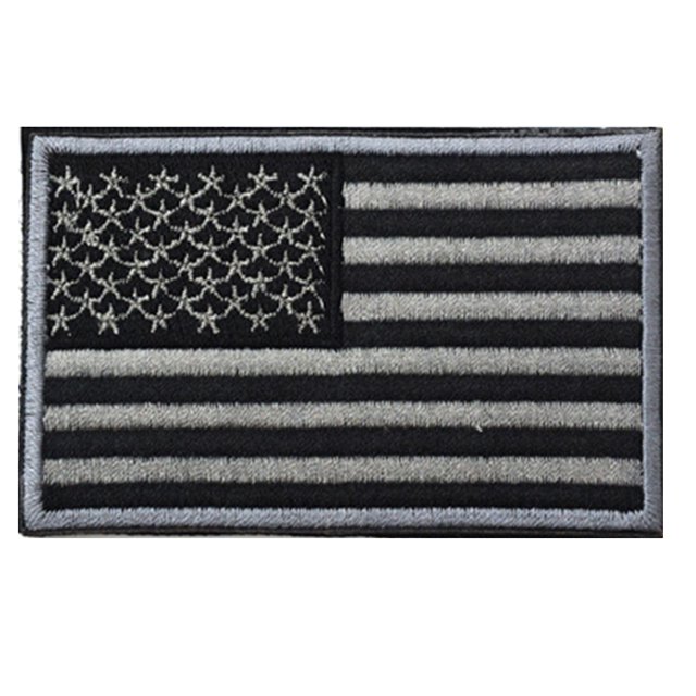 serony 8*5cm Embroidery American Flag Chapter Clothes Bags Patch Badges Armband Stickers
