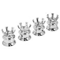 thumbnail image 4 of 4Pcs Front Axle Nut Covers Caps Kit Front Axle Nut Caps Covers Distinctive Crown Styling CNC Aluminum Alloy for Motorbike Modification, 4 of 8